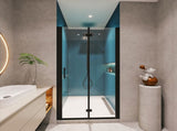 1 3/8" adjustment,universal pivot shower door, with 1/4" tempered glass finish 3072 W2122131059