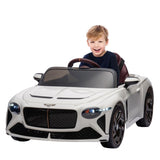 ZUN Licensed Bentley Mulsanne,12V7A Kids ride on car 2.4G W/Parents Remote Control,electric car for W139694882