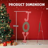Lighted JOY Letter Sign Christmas Yard Decorations, Pre-lit 2D Letter Display with 45 LED Warm White 29812742