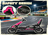 Pink 12V Electric Go Kart for Kids with Adjustable Speed Ideal for Children's Fun 11494931