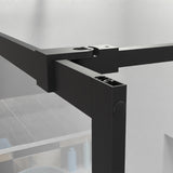 Goodyo 46" X 72" Shower Screen Walk-in Wet-room Black D16312035