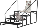 RV Step Stool, 4 Step, Hot Tub Steps with Handrail, Portable Pool, 660Lbs Heavy Duty 18676066