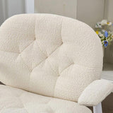 Cross Legged Chair with Flip-up Armrests, Cross Legged Office with Wheels, Comfy Swivel 86214703