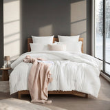 All-Season Oversized White Plump Duvet - Winter snow day bedding for bedrooms and hotels. Features 64204699