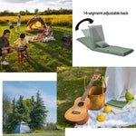 ZUN Foldable Portable Chair for Outdoor Travel, Picnic, BBQ,Camping Folding Adults with Carry 77769030