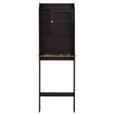 Modern Over The Toilet Space Saver Organization Wood Storage Cabinet for Home, Bathroom - Espresso W40914888
