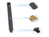 Rain Shower System Matte Black Tub Shower Faucet Set 10 Inch Square Rainfall Shower Head with 59125880