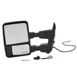 Power Heated SMOKE Turn Signal Light For 99-07 Ford F250 Super Duty Tow Mirrors 56498561