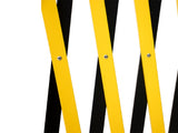 Metal Expandable Barricade, 23 Feet Retractable Fence Outdoor, Mobile Safety Barrier Gate, Easily 15839217