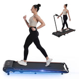 ZUN NEW Folding Walking Pad Under Desk Treadmill for Home Office -2.5HP Walking Treadmill With Incline 58557487