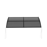 Awning for Door Entrance with Drainage Sink, 40x80 Inch Window Canopy Exterior, UV Rain Snow 14392151