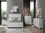 Modern Style 5-Drawer Chest Made with Wood in Natural Rustic B009P152659
