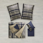 ZUN Full Plaid Comforter Set with Bed Sheets B03595828