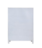 Modern Style 5-Drawer Chest Made with Wood in Gray B009139194