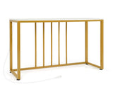 39" Console Table with Built-in Charging Station, Narrow Entryway Table with USB & Type-C Ports 99477409