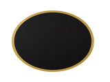 Modern Faux Leather Nesting Round Coffee Table with Golden Metal Base,Accent Tea Table for Living W2186P340503