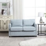 ZUN UNITED Modern chenille Fabric Loveseat, 2-Seat Upholstered Loveseat Sofa Modern Couch W1568P160579