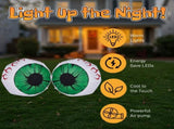 2 Packs Halloween Inflatables Large Set of Lighted Eyes Decoration, 3FT Blow Ups Green Eyes for 13264180