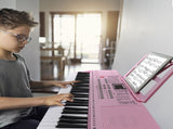 GEP-110 61 Key Keyboard with Piano Stand, Piano Bench, Built In Speakers, 79250900