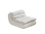 Modern Compressed Lounge Chair with Ottoman, Cozy Corduroy Recliner for Small Spaces, Living Room, W1036P251820