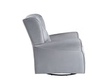 Zeger Gray Fabric Glider Chair with Swivel B2726P242563
