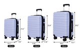 luggage sets 3 piece,carry-on luggage with wheels,check in luggage,28/24/20 inch luggage,tsa W2880P208414