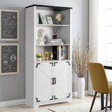3-layer with 2 doors double Z shape with black iron corners, front curved base feet, triammine board 47974892