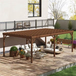 ZUN Outdoor Wooden Gazebo （Prohibited by WalMart） 87090018