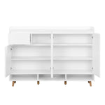 ZUN ON-TREND Sleek and Contemporary Shoe Cabinet with Adjustable Shelves, Minimalist Home Organizer with WF321211AAK