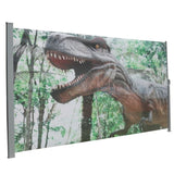 71"x138" Retractable Side Awning Screen, Semi-transparent with UV printing,UPF50, Ideal for W2205P305777