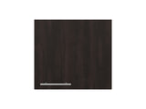 Sterling Wall Cabinet with 1 Door and 2 Shelves, Dark Walnut B097P474308