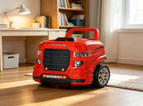 Red Mechanic Truck Engine Toy Set Kids Car Service Play Set for Playroom Indoor Game 14850458