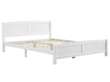Full Pine Single-Layer Core Vertical Stripe Full-Board Curved Head With The Same Foot Wooden 03770590