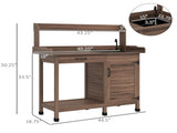 Garden Work BenchOpen Shelf Storage 39110448