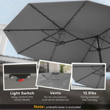 Outdoor beach umbrella/Double-Sided Sun Umbrella 88026559