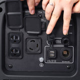 3500 Watt Portable Inverter Generator Gas Powered, EPA Compliant with CO SENSOR, Compact and W465P143533