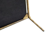 Aerin 24.5" Hammered Brass Upholstered Accent Arm Chair, Olive Green Performance Velvet B2719P238266