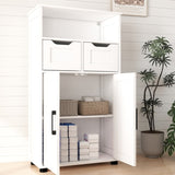 Farmhouse Storage Cabinet ,Versatile Double-Door Storage Cabinet with Adjustable Shelves - Perfect W3151P288898