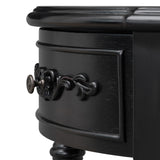 U_STYLE 52''Modern and Contemporary Curved Console Table Sofa Table Entryway Table for Hallway N711P186862B