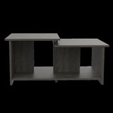 Linlock 1-Shelf Coffee Table Black Wengue B06280508
