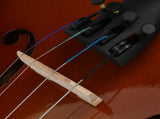 New 1/2 Acoustic Violin Case Bow Rosin Natural 64471048