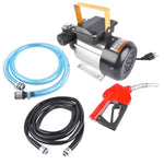 ZUN Self Priming 110V AC 16GPM Oil Transfer Pump Fuel Diesel Pump Kit w/ Hose Nozzle 15684399