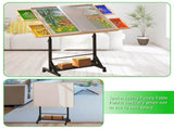 Wooden 1500 Piece Puzzle with Drawer, 35"*27.17" Adjustable Puzzle, 360&deg Tilting Puzzle W2641P306741