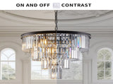 (Same as W1340P188542/L5007-600-B) 24" Contemporary Crystal Moderns Crystal Ceiling W1340P189317
