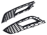 2X Front Bumper Fog Light Grille Cover fit for Audi A4 B8.5 2013-2016 8K0807681K01C 49327858