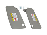Pair LHRH Sun Visor fit for Chevrolet Spark Sonic 11-22 42478247 42478249 Gray 60118326