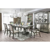 Glorious Classic Traditional Dining Chairs Gray Color Solid wood Leatherette Cushion Seat Set of 2pc B011115502