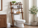 Solid Wood Over The Toilet Storage Shelf,3-Tier Freestanding Wood Bathroom Above Toilet Organizer W3204P577550