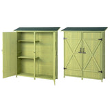Fir Wood Shed Garden Storage Shed Green 68554949