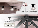 Patio Gazebo 10'x20', Outdoor Heavy Duty Party Tent Shelter With Double Roofs, Mosquito Nettings And 78464033